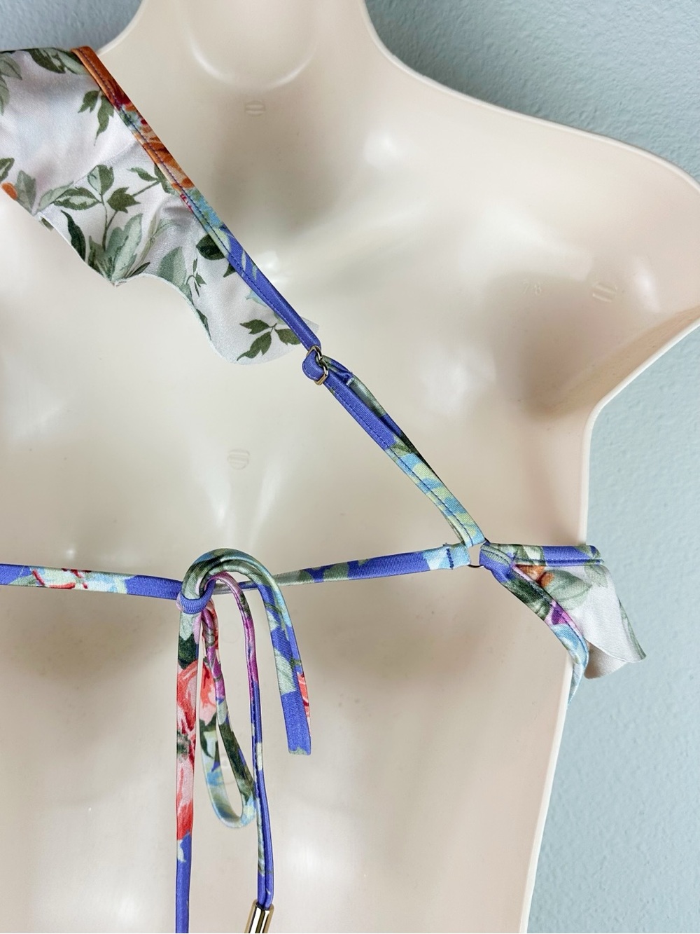ZIMMERMANN Pattie Cutout Frill One Piece Swimsuit in Spliced NEW - Picture 8 of 11